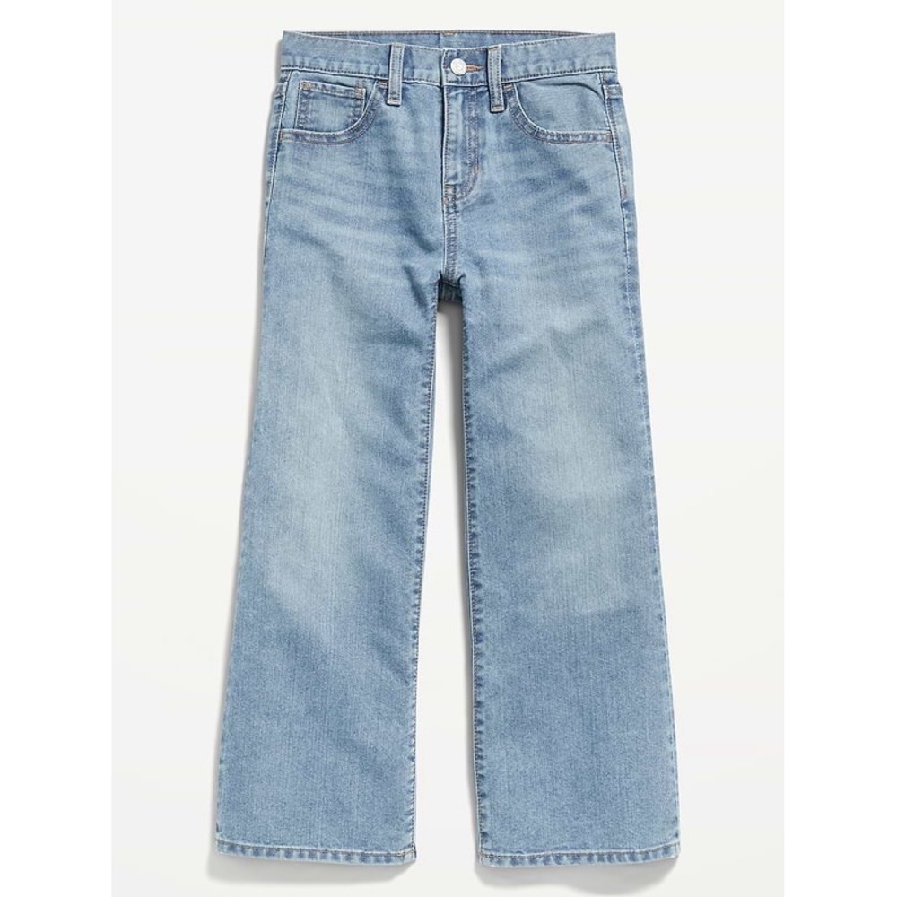 Old Navy High-Waisted Baggy Wide-Leg Jeans for Girls size 8